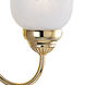 Edgemont 1 Light 7 inch Polished Brass Single Sconce Wall Light
