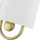 Stratton 1 Light 9 inch Soft Gold ADA Wall Sconce Wall Light