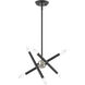 Soho 6 Light 13 inch Scandinavian Gray Chandelier Ceiling Light