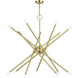 Soho 14 Light 40 inch Satin Brass Foyer Chandelier Ceiling Light