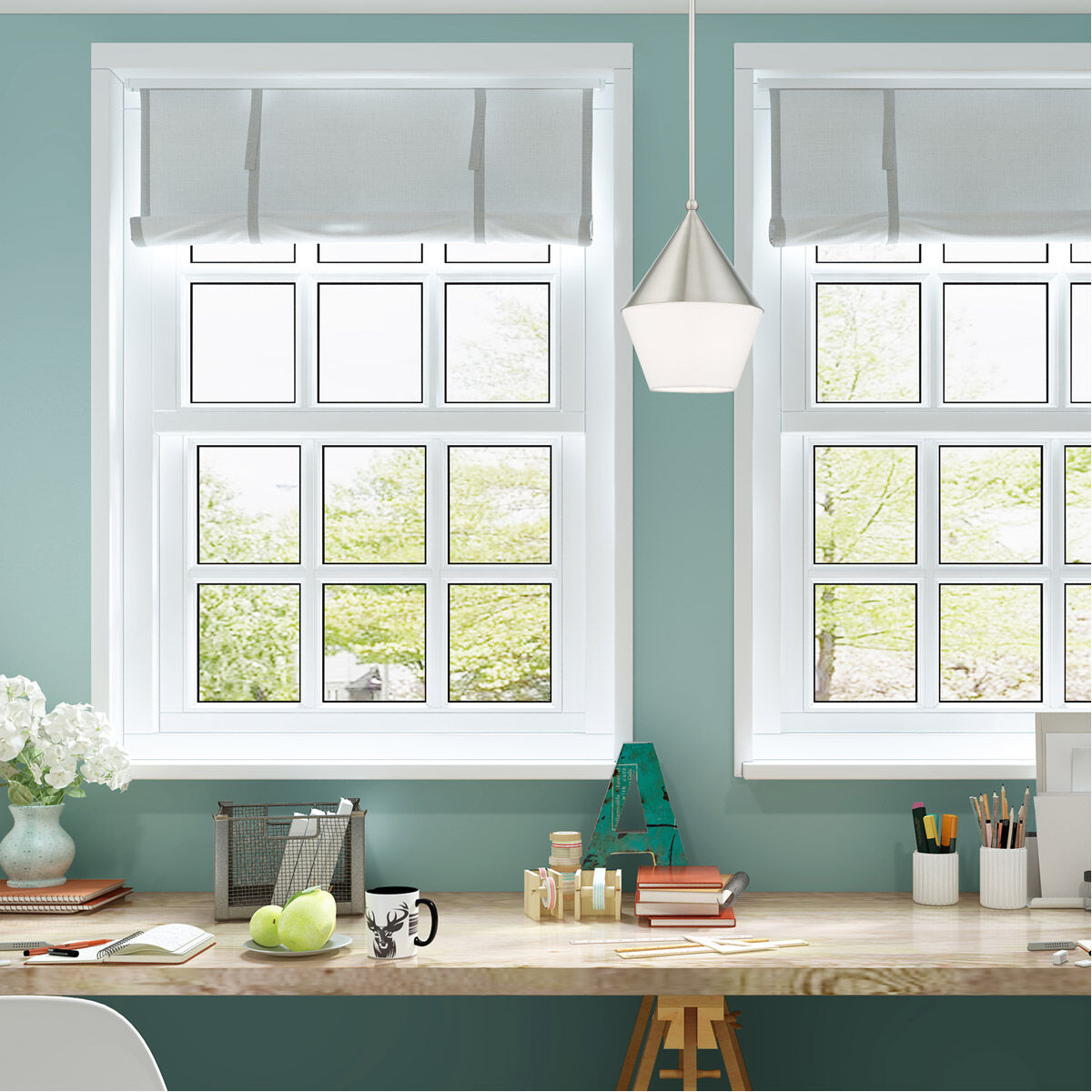 Stockholm 1 Light 10 inch Brushed Nickel Mini Pendant Ceiling Light