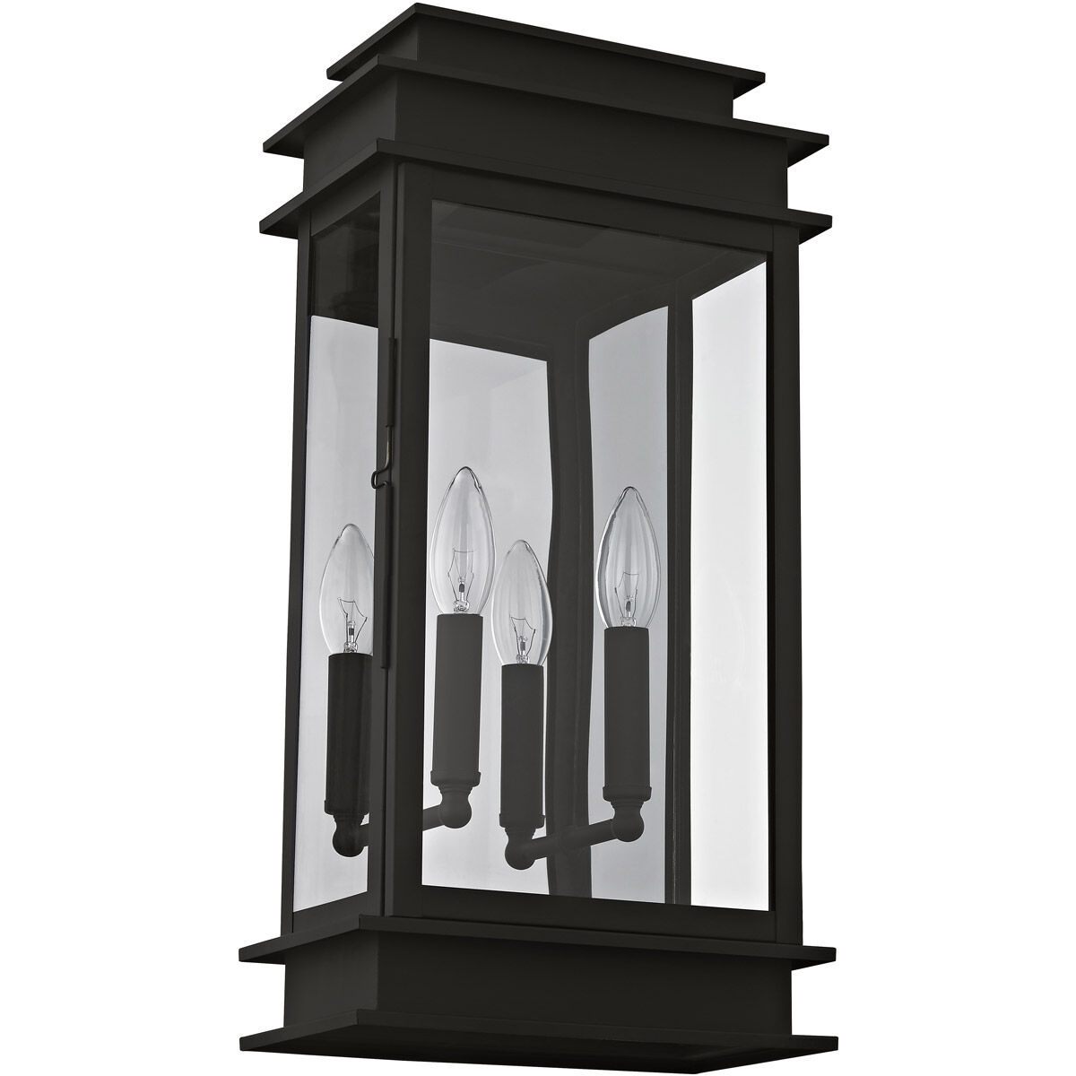 Princeton 2 Light 19 inch Black Outdoor Wall Lantern