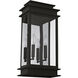 Princeton 2 Light 19 inch Black Outdoor Wall Lantern