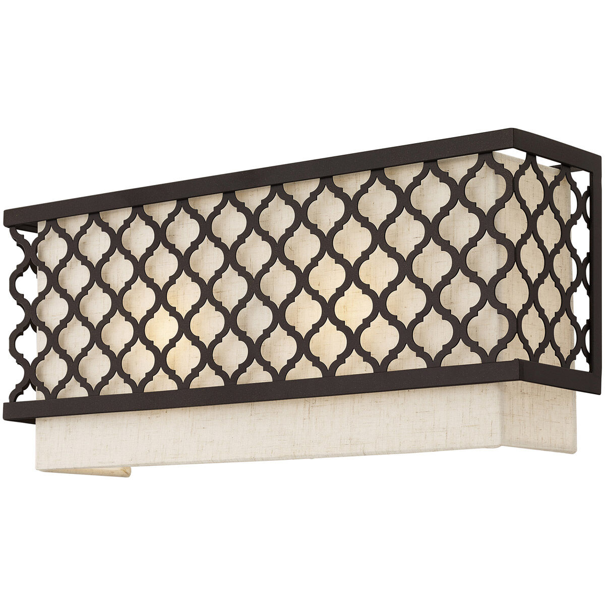 Arabesque 2 Light 16 inch English Bronze ADA ADA Wall Sconce Wall Light