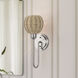 Summervine 1 Light 6.5 inch Brushed Nickel Single Sconce Wall Light, Single