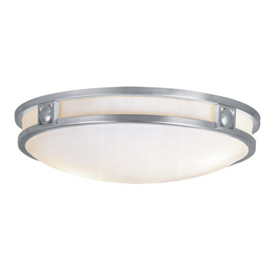 Titania 3 Light 16 inch Brushed Nickel Flush Mount Ceiling Light