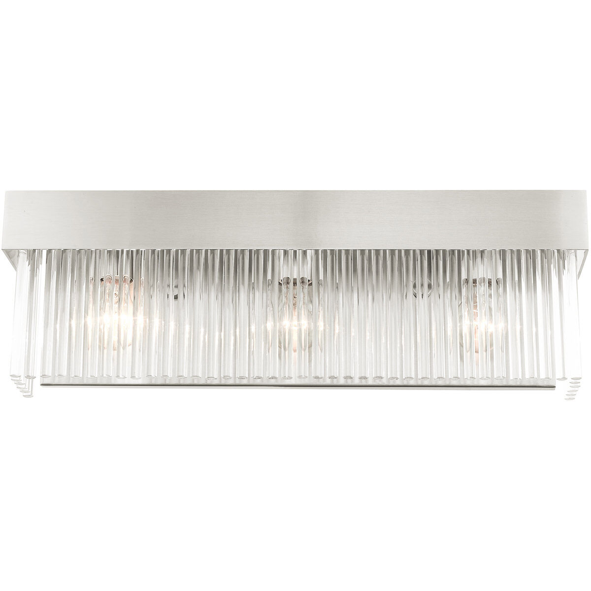 Norwich 3 Light 23 inch Brushed Nickel ADA Sconce Wall Light