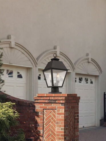 Mansfield 2 Light 17 inch Bronze Outdoor Post Top Lantern
