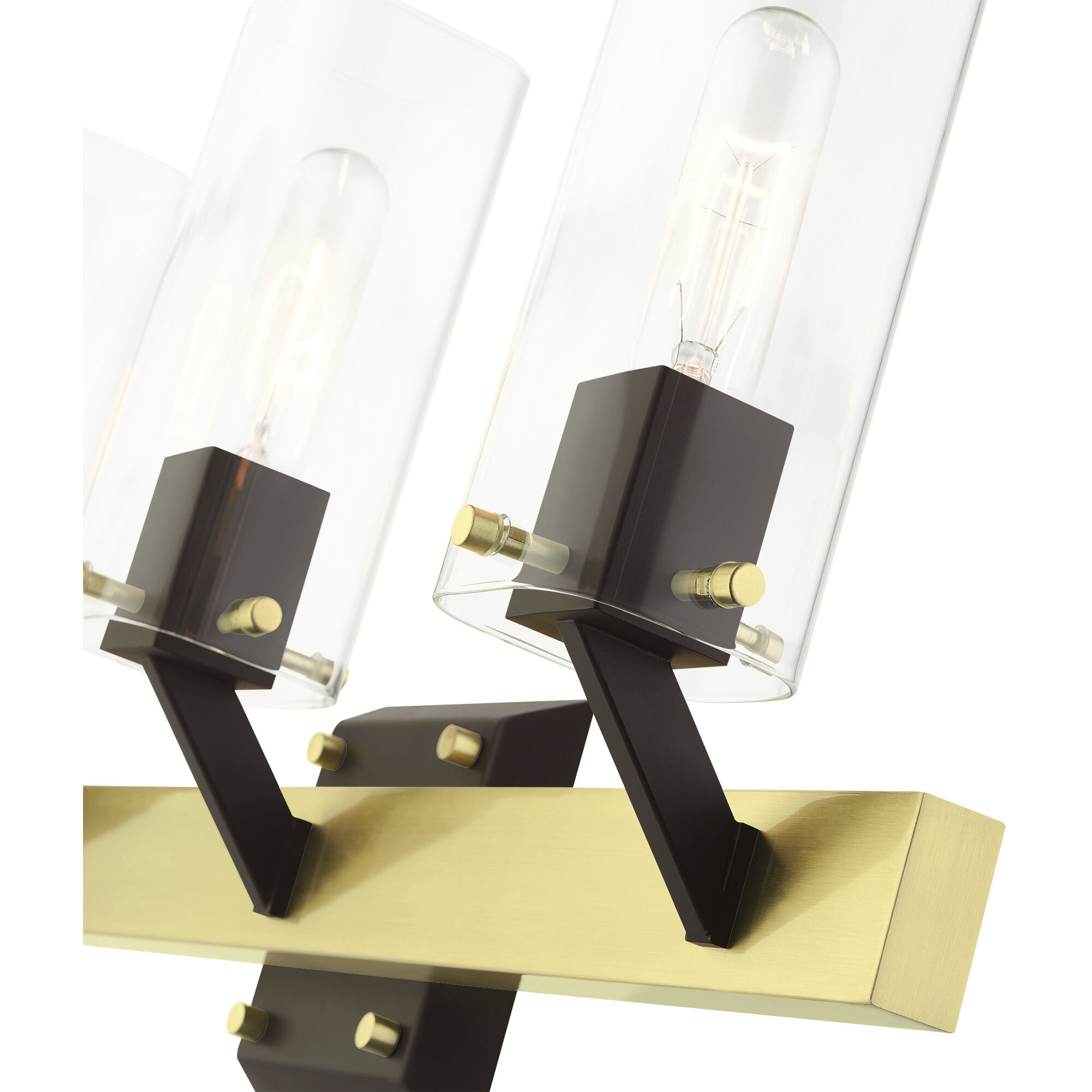 Beckett 3 Light 24 inch Satin Brass Vanity Sconce Wall Light