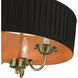 Harrington 3 Light 16 inch Antique Brass Pendant Chandelier Ceiling Light