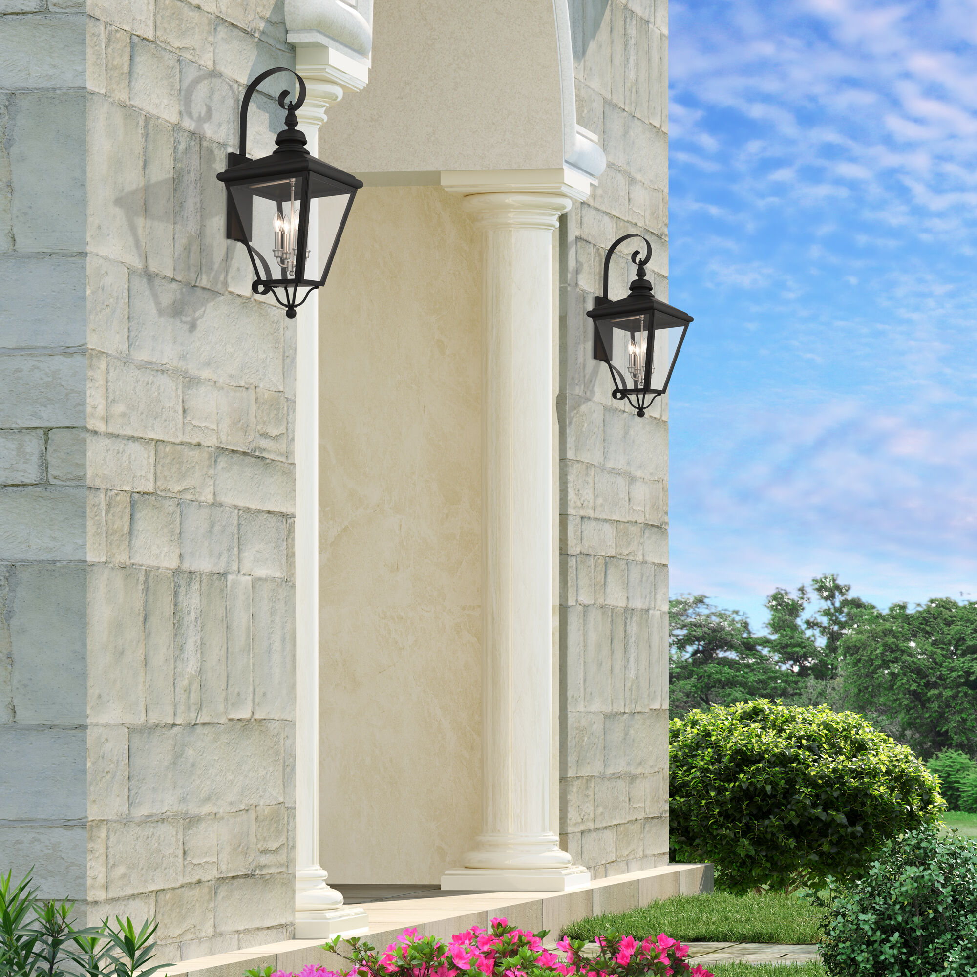 Livex Lighting 27374-04 Adams 4 Light 14.25 inch Black with