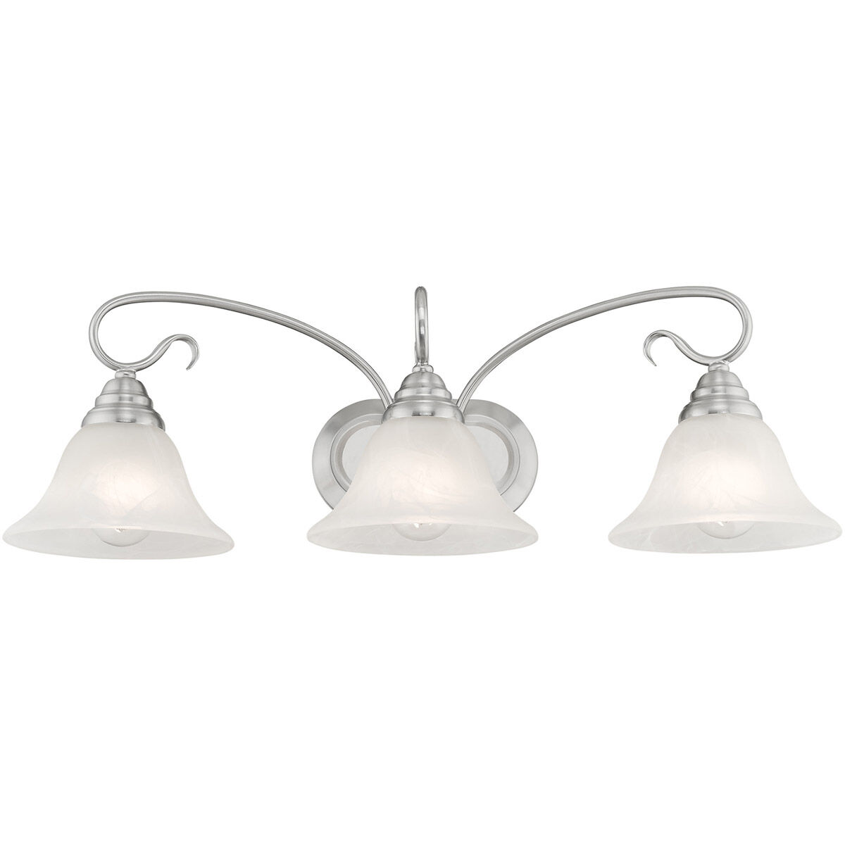 Coronado 3 Light 27 inch Brushed Nickel Bath Vanity Wall Light