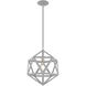 Geometric 1 Light 13 inch Nordic Gray Mini Pendant Ceiling Light