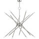 Soho 14 Light 40 inch Brushed Nickel Foyer Chandelier Ceiling Light