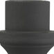 Allison 10.75 inch Textured Black Outdoor Pier Mount Adapter