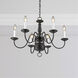 Williamsburgh 6 Light 24 inch Bronze Chandelier Ceiling Light