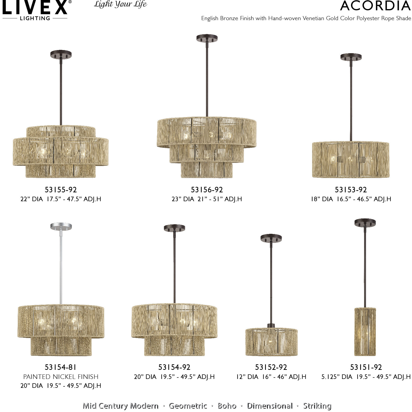 Acordia 1 Light 5.13 inch English Bronze Mini Pendant Ceiling Light