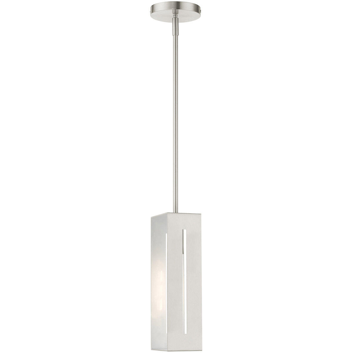 Soma 1 Light 5 inch Brushed Nickel Pendant Ceiling Light