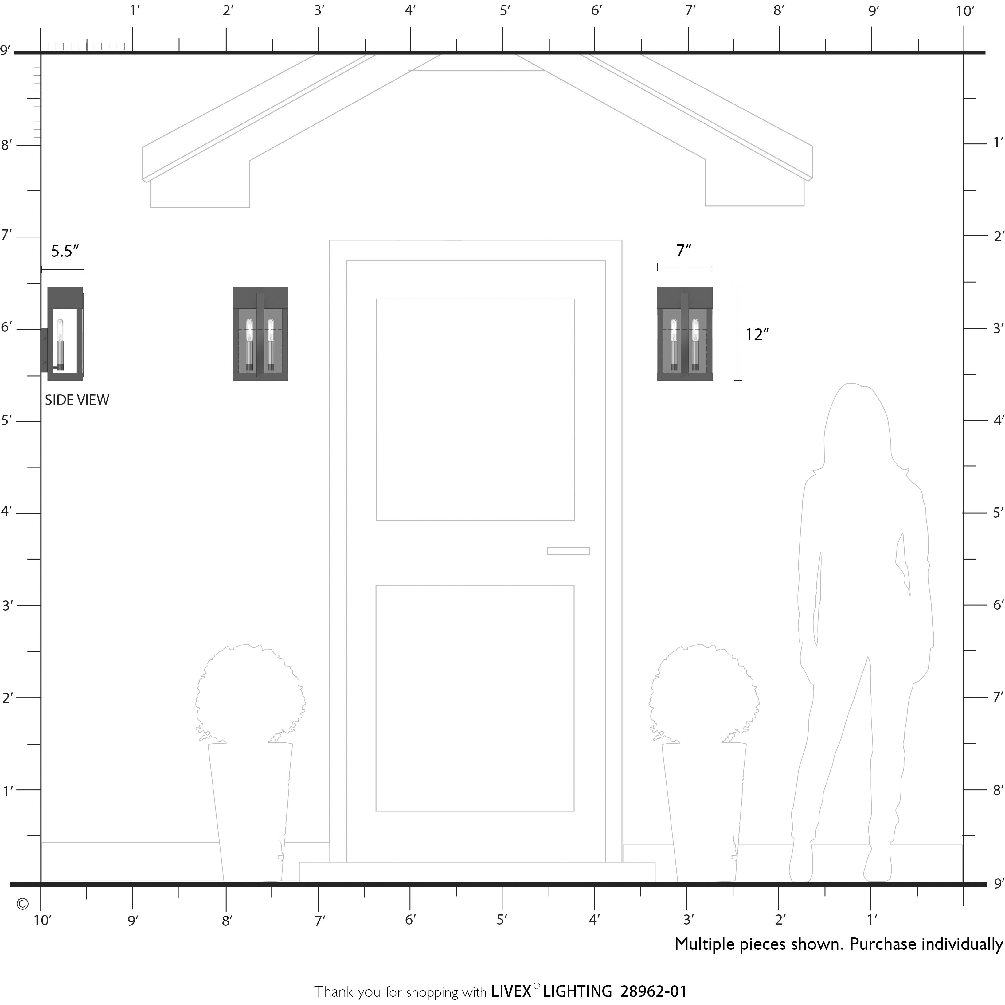Berksford 2 Light 12 inch Antique Brass Outdoor Wall Lantern
