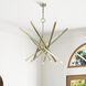 Monaco 14 Light 40 inch Antique Brass Foyer Chandelier Ceiling Light