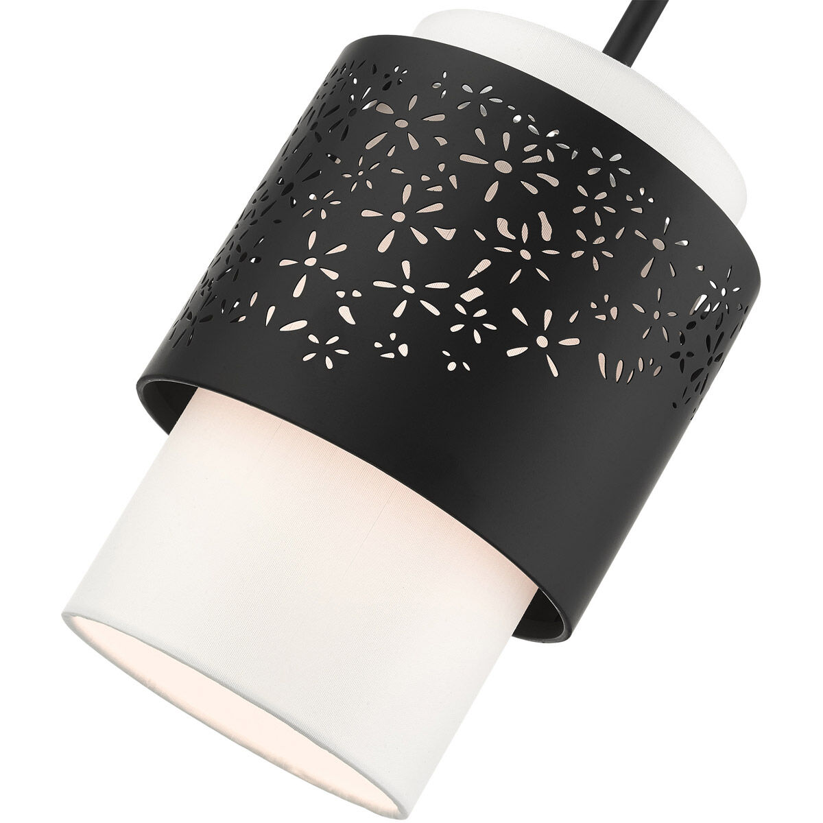 Noria 1 Light 7 inch Black Pendant Ceiling Light