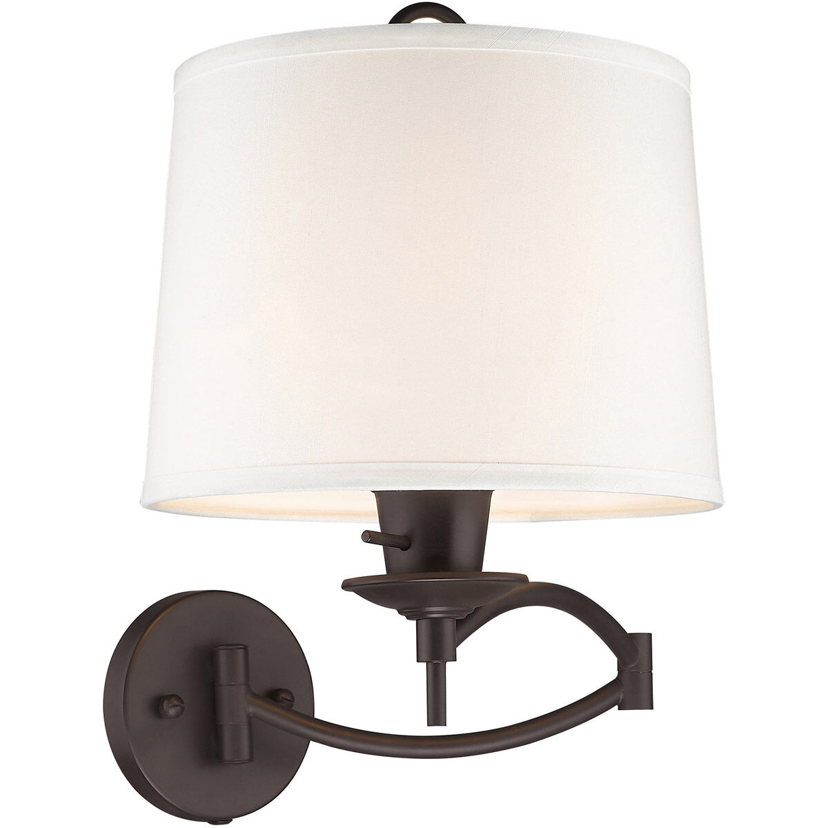 Allison 25 inch 100.00 watt Bronze Swing Arm Wall Lamp Wall Light