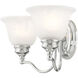 Essex 2 Light 15 inch Polished Chrome Bath Vanity Wall Light