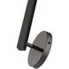 Monaco 1 Light 5.13 inch Black Chrome ADA Wall Sconce Wall Light