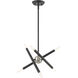 Soho 6 Light 13 inch Scandinavian Gray Chandelier Ceiling Light