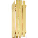 Greenwich 1 Light 17 inch Satin Brass Outdoor Wall Lantern
