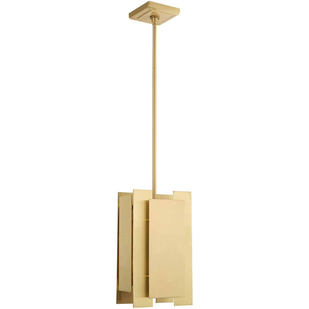 Varick 1 Light 7 inch Satin Brass Mini Pendant Ceiling Light