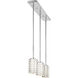 Mission 3 Light 25 inch Polished Chrome Bath Vanity Wall Light