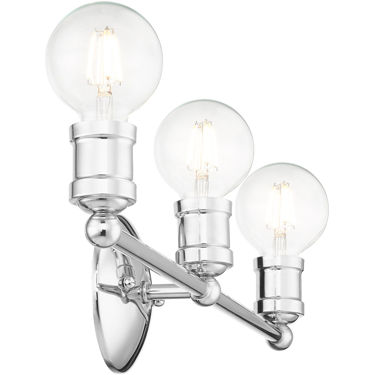 Lansdale 3 Light 20 inch Polished Chrome Vanity Sconce Wall Light