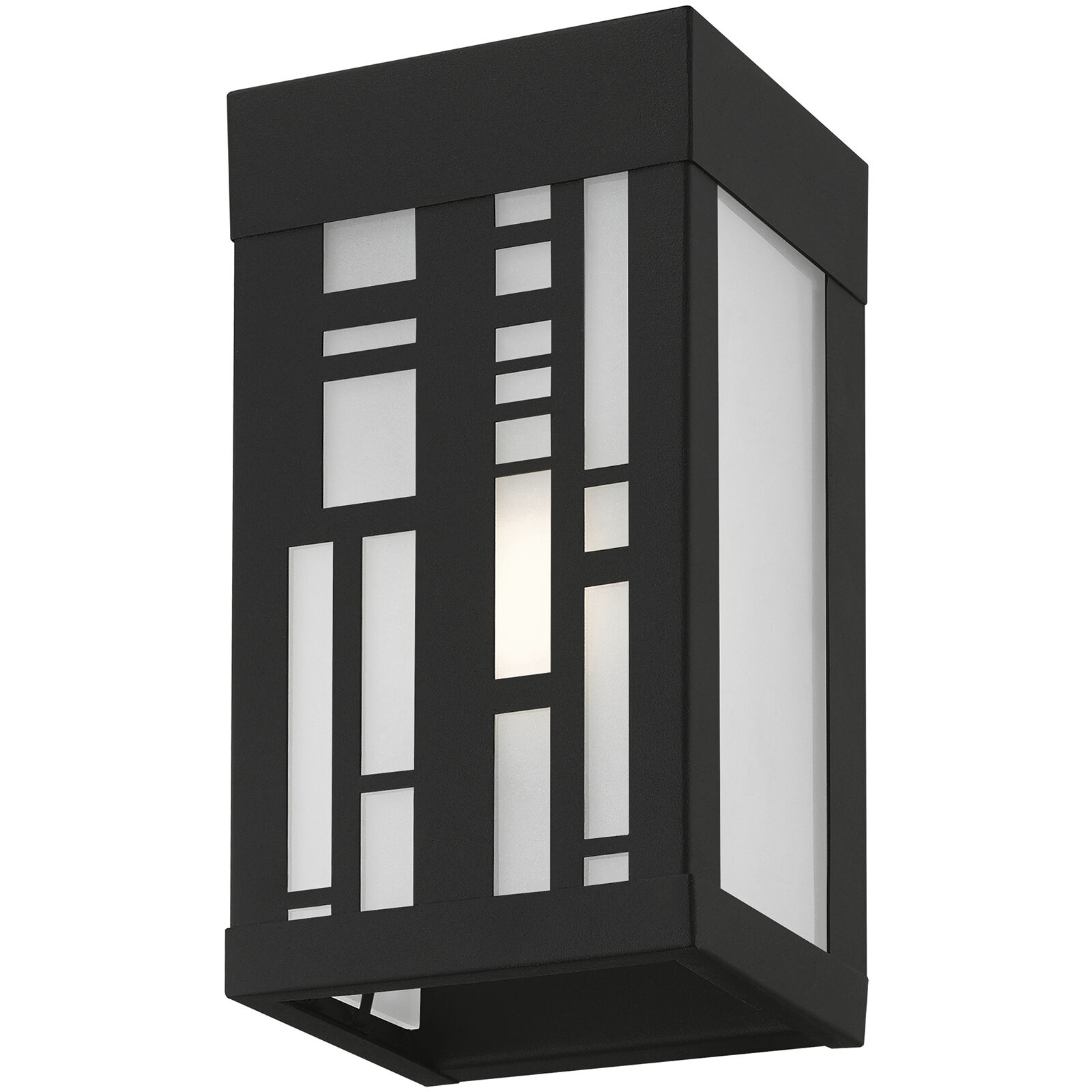 Malmo 1 Light 9 inch Textured Black Outdoor Small Sconce, Small