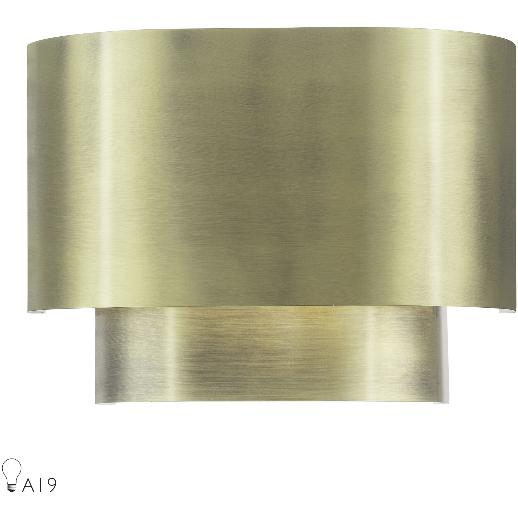 Springview 1 Light 11 inch Antique Brass ADA Wall Sconce Wall Light