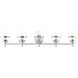 Oldwick 5 Light 42 inch Polished Chrome Vanity Sconce Wall Light