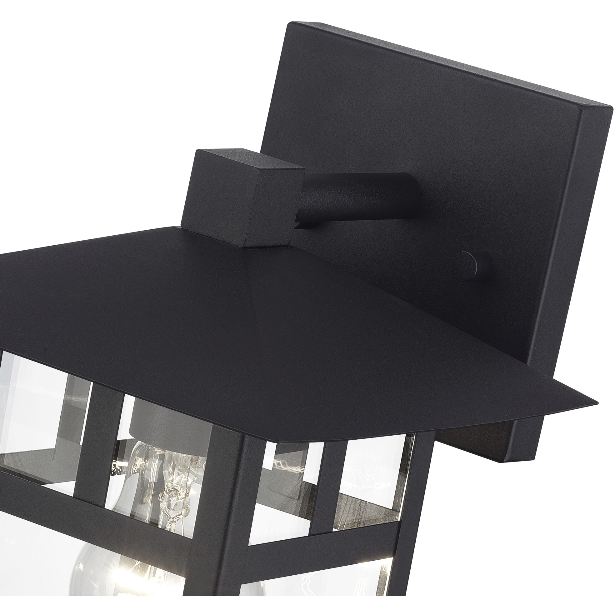 Crestlake 1 Light 9.5 inch Textured Black Outdoor Wall Lantern