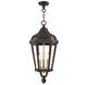 Morgan 3 Light 11 inch Bronze Outdoor Pendant Lantern
