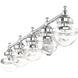 Oldwick 5 Light 42 inch Polished Chrome Vanity Sconce Wall Light
