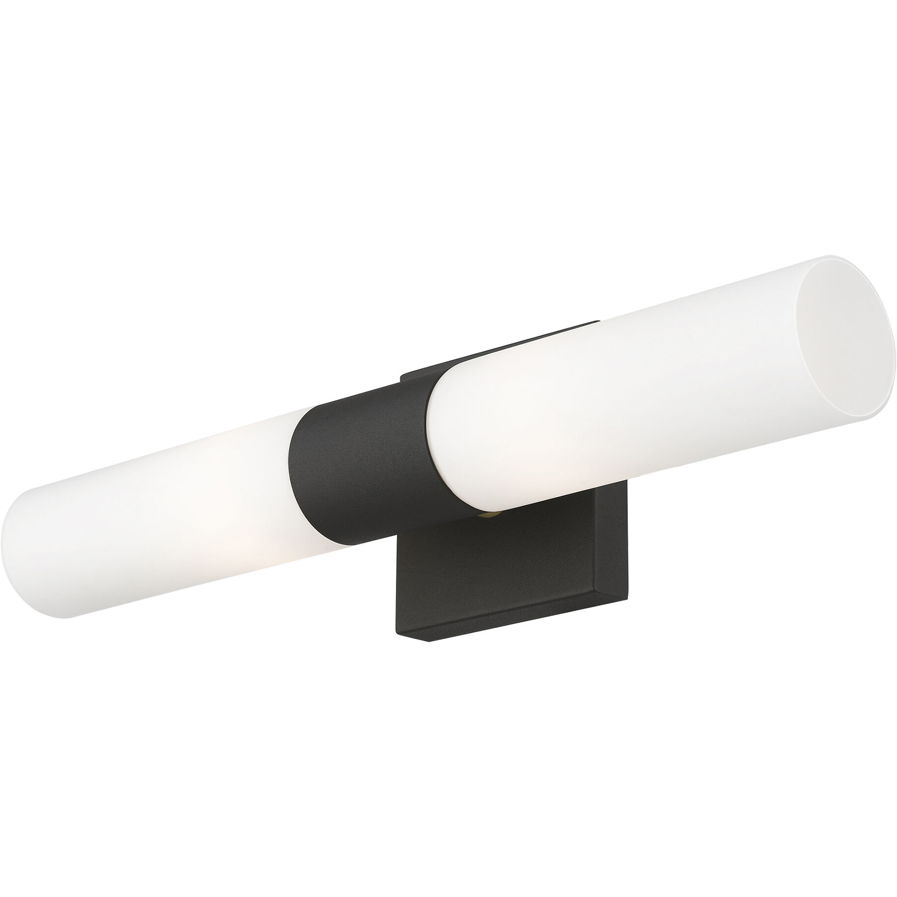 Aero 2 Light 5 inch Textured Black with Antique Brass Accent ADA ADA Wall Sconce Wall Light