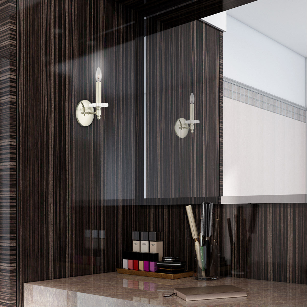 Bennington 1 Light 5 inch Polished Nickel Wall Sconce Wall Light