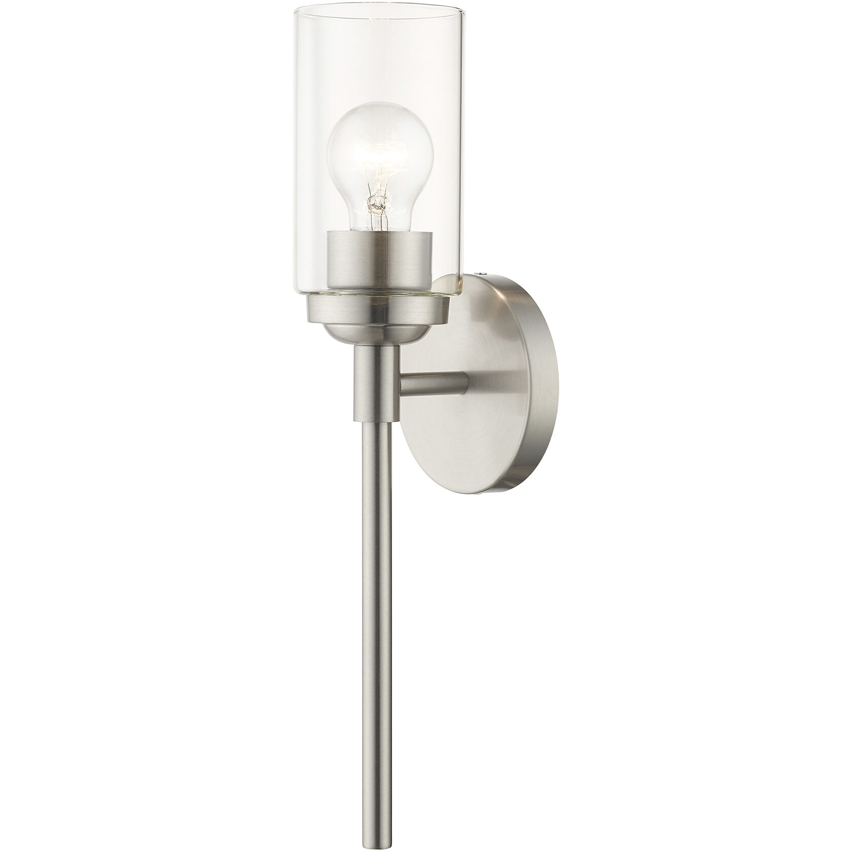 Whittier 1 Light 4.75 inch Brushed Nickel ADA Wall Sconce Wall Light, Single