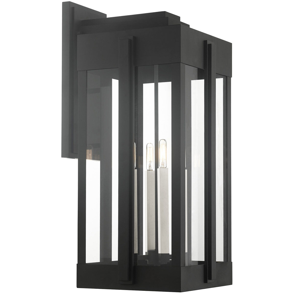 Lexington 4 Light 29 inch Black Outdoor Wall Lantern