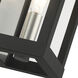 York 1 Light 9 inch Black Outdoor ADA Wall Lantern