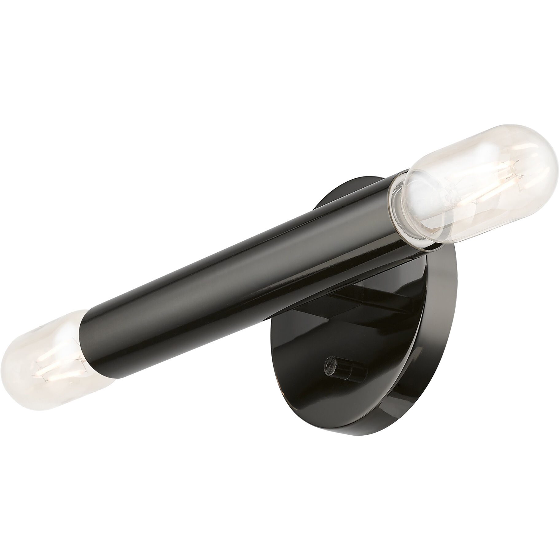 Copenhagen 2 Light 5 inch Black Chrome ADA Sconce Wall Light