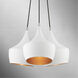 Waldorf 3 Light 21 inch White Cluster Pendant Ceiling Light