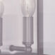 Princeton 2 Light 15.25 inch Vintage Pewter with Polished Chrome Stainless Steel Reflector Medium Outdoor Wall Lantern