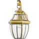 Monterey 1 Light 13 inch Antique Brass Outdoor Wall Lantern