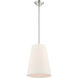 Prato 1 Light 11 inch Brushed Nickel Pendant Ceiling Light