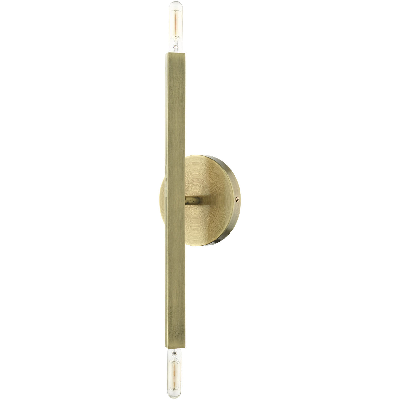 Monaco 2 Light 5 inch Antique Brass ADA ADA Sconce Wall Light